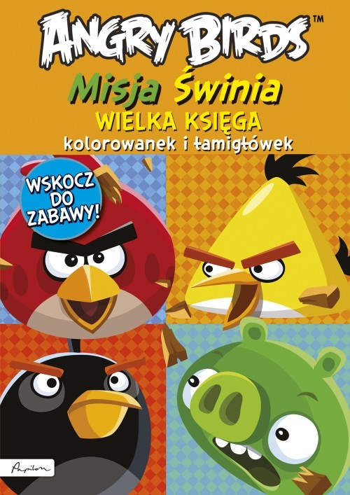 Image of Angry Birds Misja Świnia Wielka księga kolorowanek i łamigłówek