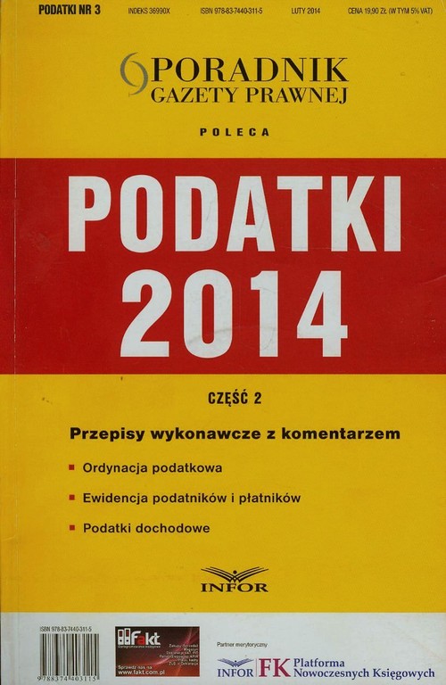 Image of Podatki 2014 część 2 + CD