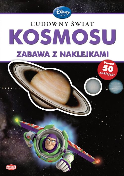 Image of Disney Uczy Cudowny świat kosmosu Zabawa z naklejkami