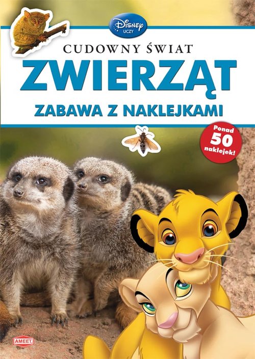 Image of Disney Uczy Cudowny świat zwierząt Zabawa z naklejkami