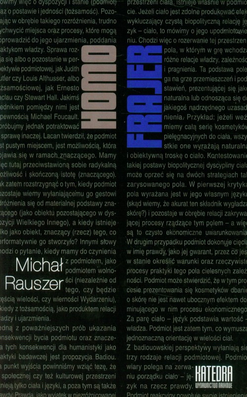 Image of Homo frajer Nieświadome wymiary kultury