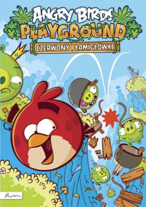 Image of Angry Birds Playground Czerwony i łamigłówki Książka z naklejkami