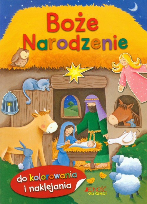 Image of Boże Narodzenie Do kolorowania i naklejania