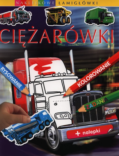 Image of Ciężarówki Naklejkowe łamigłówki