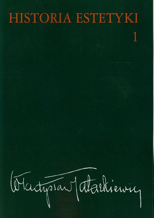 Image of Historia estetyki Tom 1