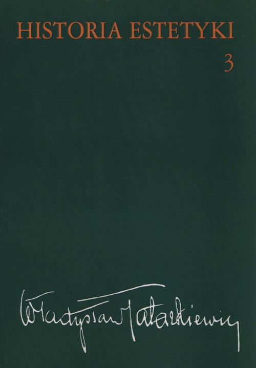 Image of Historia estetyki Tom 3
