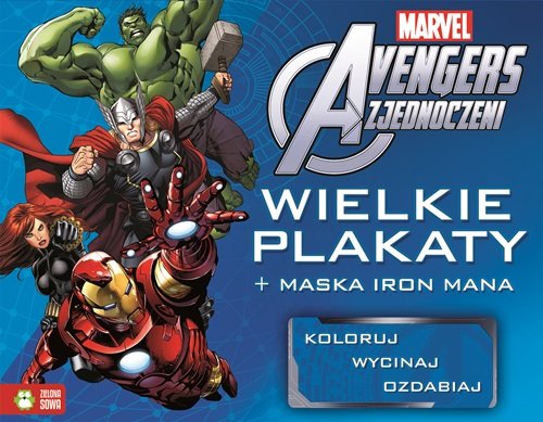 Image of Avengers Wielkie plakaty + maska Iron Mana