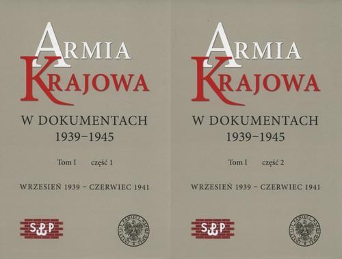 Image of Armia Krajowa w dokumentach 1939-1945 Tom 1 część 1 i 2