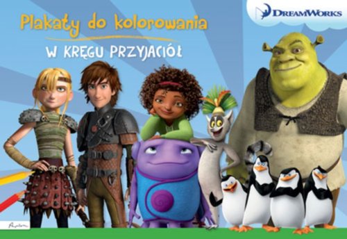Image of Dream Works W kręgu przyjaciół Plakaty do kolorowania