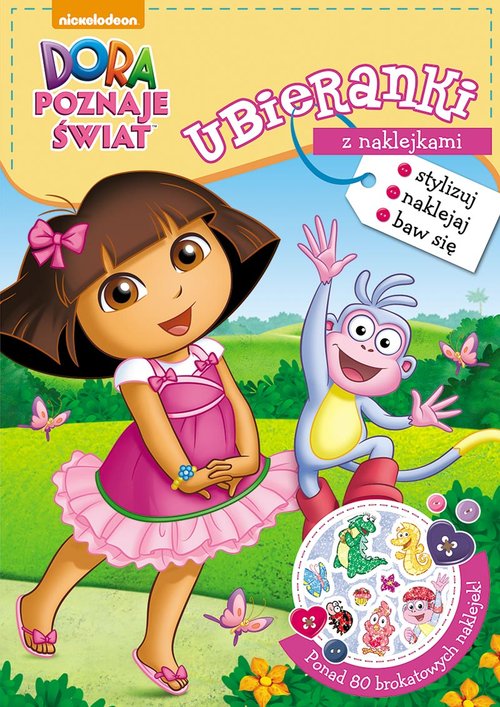 Image of Dora poznaje świat Ubieranki z naklejkami