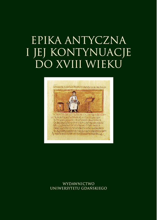 Image of Epika antyczna i jej kontynuacje do XVIII wieku