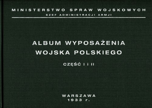 Image of Album wyposażenia Wojska Polskiego Część 1 i 2