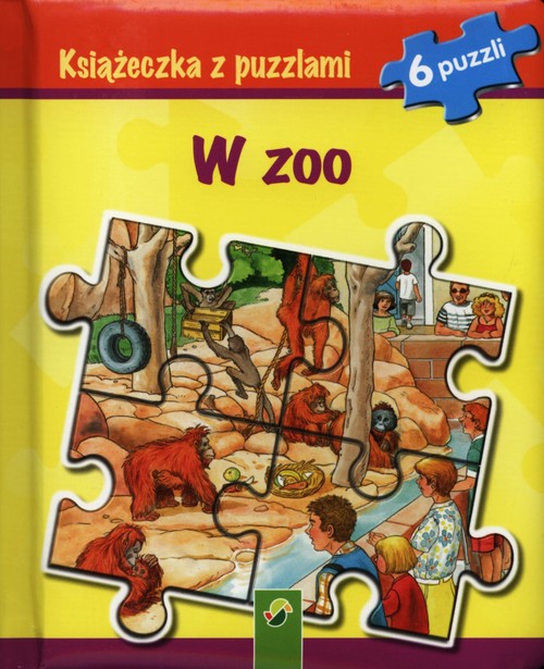 Image of Książeczka z puzzlami W zoo 6 puzzli