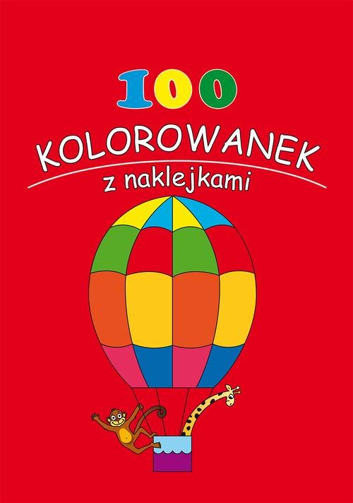 Image of 100 kolorowanek z naklejkami Zeszyt 2