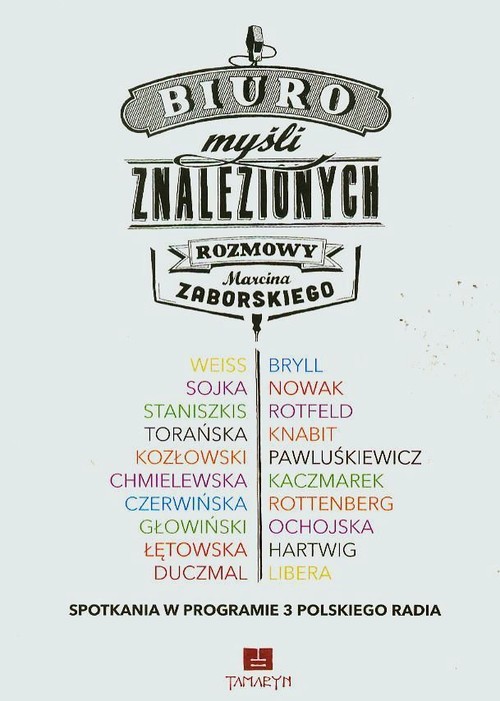 Image of Biuro myśli znalezionych Rozmowy Marcina Zaborskiego