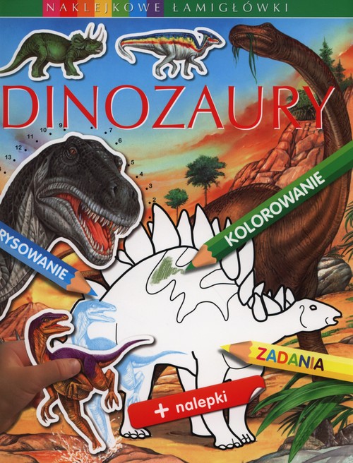 Image of Dinozaury Naklejkowe łamigłówki