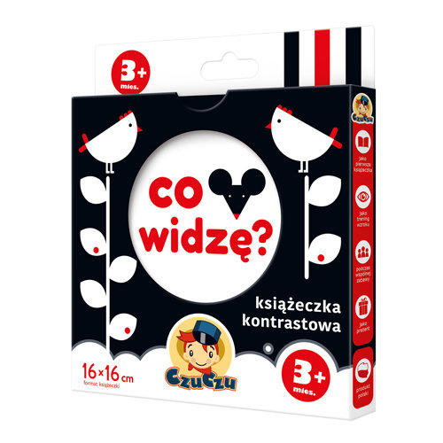 Image of Co widzę Książeczka kontrastowa 3 +