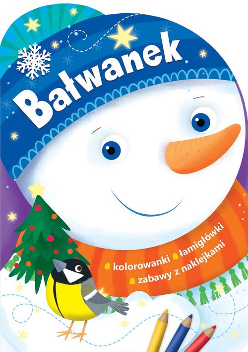 Image of Bałwanek Świąteczne activity z wykrojnikiem