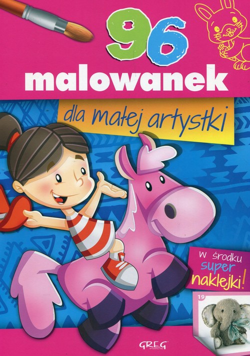 Image of 96 malowanek dla małej artystki