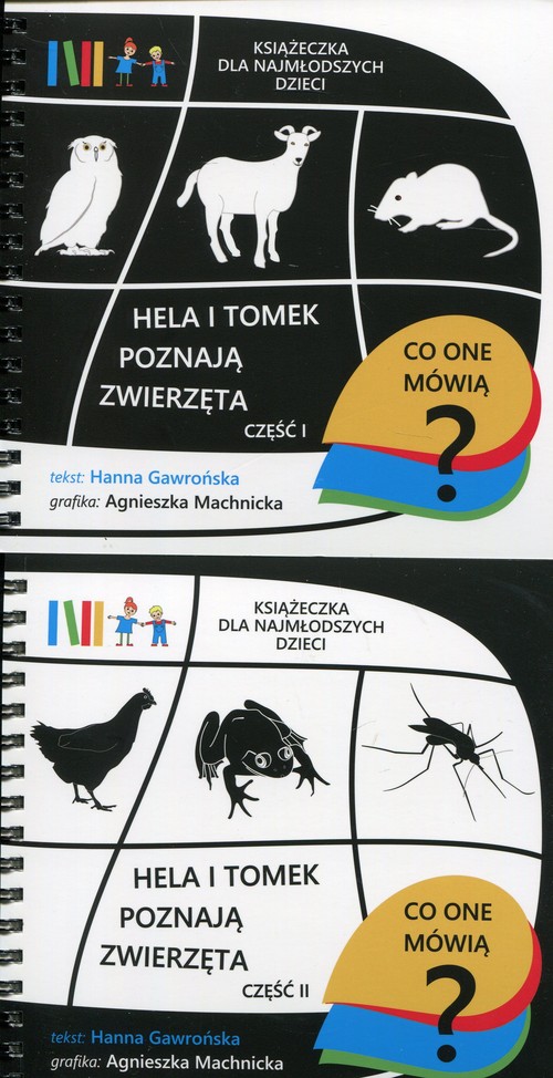 Image of Hela i Tomek poznają zwierzęta Część 1-2 Pakiet. Książeczki dla najmłodszych dzieci