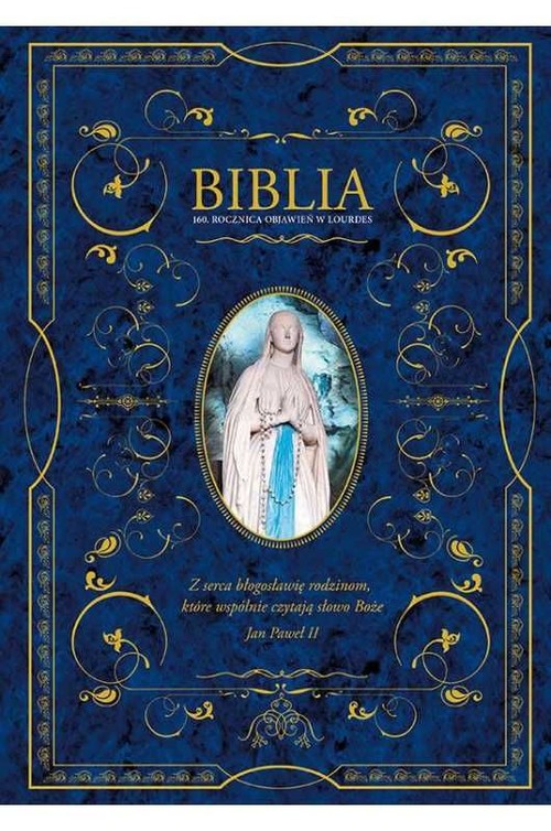 Image of Biblia domowa z obwolutą 160 rocznica objawień w Lourdes