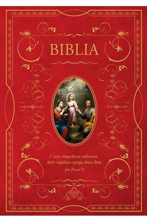 Image of Biblia domowa z obwolutą Święta Rodzina