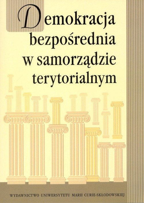 Image of Demokracja bezpośrednia w samorządzie terytorialnym