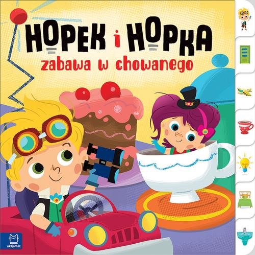 Image of Hopek i Hopka zabawa w chowanego Interaktywna książeczka dla dzieci