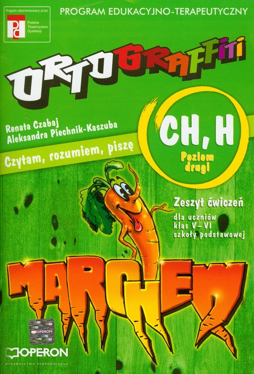 Image of Ortograffiti CH H Czytam, rozumiem, piszę Poziom drugi Zeszyt ćwiczeń 5-6 Szkoła podstawowa