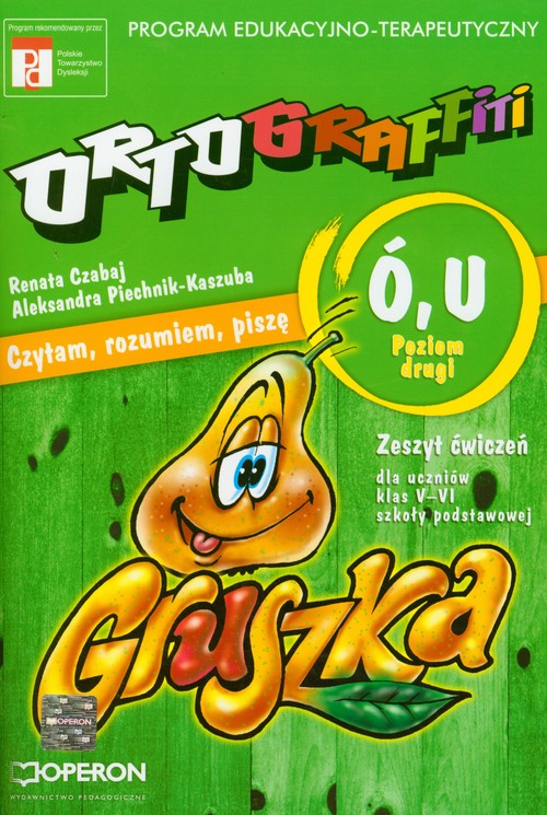 Image of Ortograffiti U Ó Czytam, rozumiem, piszę Poziom drugi Zeszyt ćwiczeń 5-6 Szkoła podstawowa
