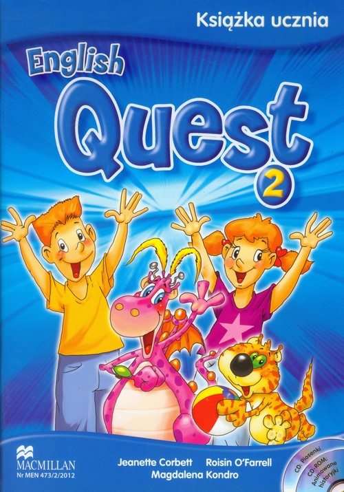 Image of English Quest 2 Książka ucznia + 2CD szkoła podstawowa