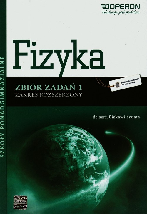 Image of Fizyka 1 Zbiór zadań Zakres rozszerzony Szkoły ponadgimnazjalne