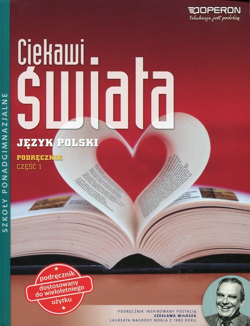 Image of Ciekawi świata Język polski Część 1 Zakres podstawowy i rozszerzony Szkoła ponadgimnazjalna