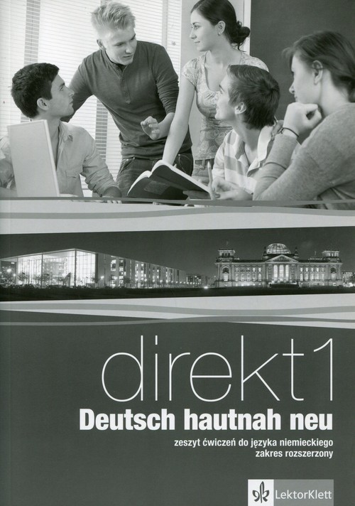 Image of Direkt 1 Deutsch hautnah neu Zeszyt ćwiczeń z płytą CD Zakres rozszerzony Szkoła ponadgimnazjalna