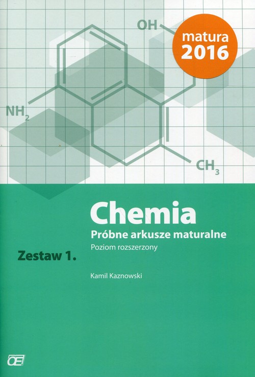Image of Chemia Próbne arkusze maturalne Zestaw 1 Poziom rozszerzony
