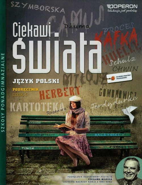 Image of Ciekawi świata Język polski Podręcznik Część 5 Zakres podstawowy i rozszerzony Szkoła ponadgimnazjalna