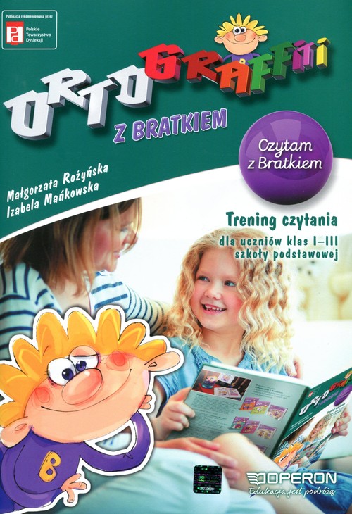 Image of Ortograffiti z Bratkiem Czytam z Bratkiem Trening czytania dla uczniów klas 1-3 szkoły podstawowej