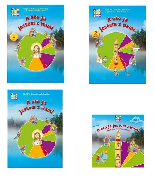 Image of A oto Ja jestem z wami 2 Podręcznik Część 1/2 Domownik z płytą CD