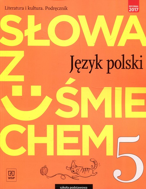 Image of Słowa z uśmiechem Język polski Literatura i kultura 5 Podręcznik Szkoła podstawowa