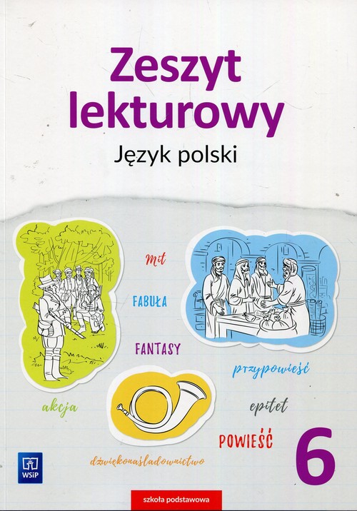 Image of Zeszyt lekturowy Język polski 6 Szkoła podstawowa