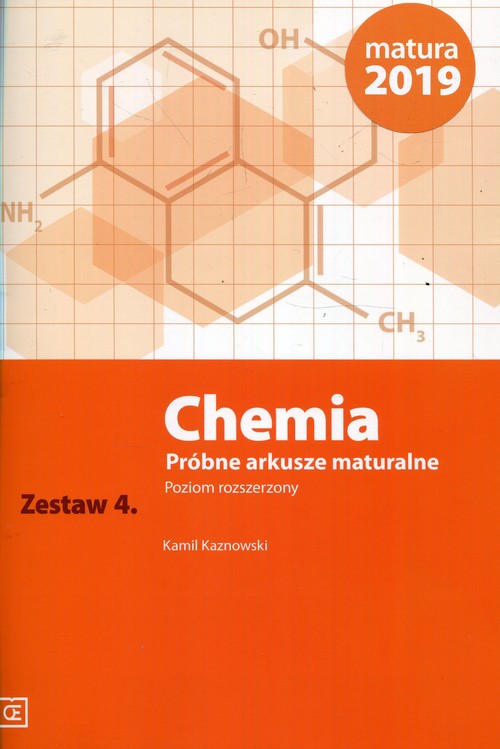 Image of Chemia Próbne arkusze maturalne Zestaw 4 Poziom rozszerzony