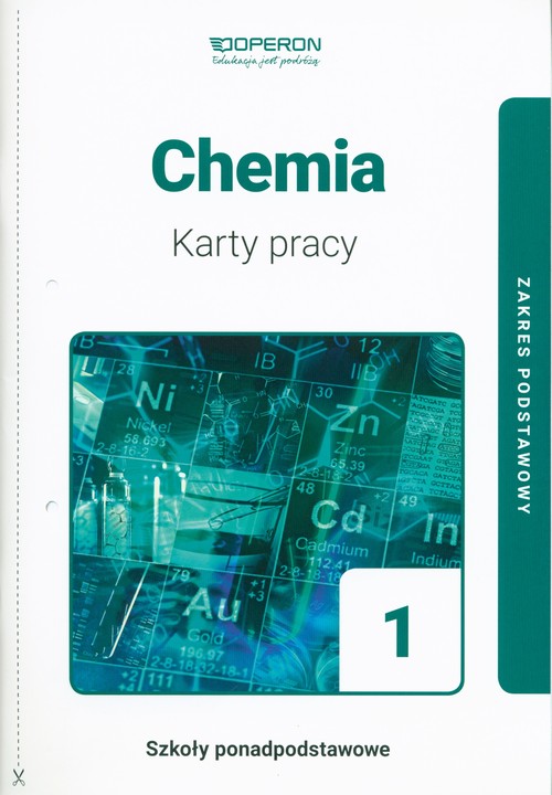 Image of Chemia 1 Karty pracy Zakres podstawowy Szkoła ponadpodstawowa