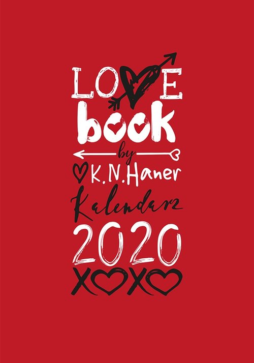 Image of LOVE book by K.N. Haner. Kalendarz 2020