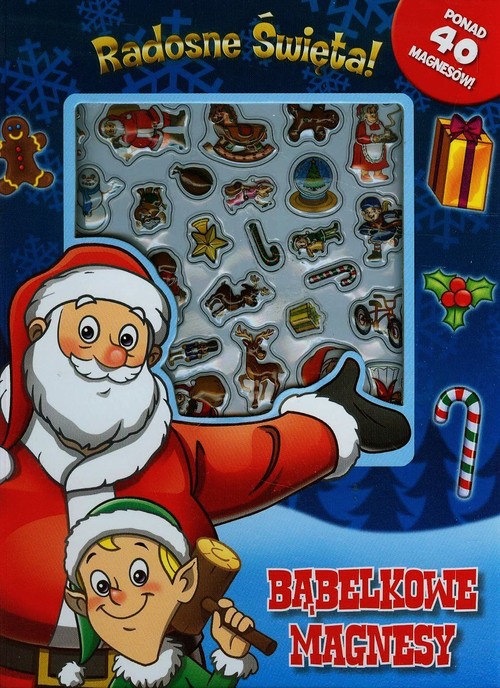 Image of Radosne święta Bąbelkowe magnesy