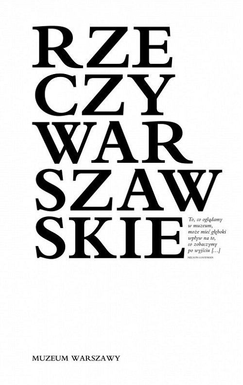 Image of Rzeczy warszawskie