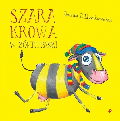 Image of Szara krowa w żółte paski