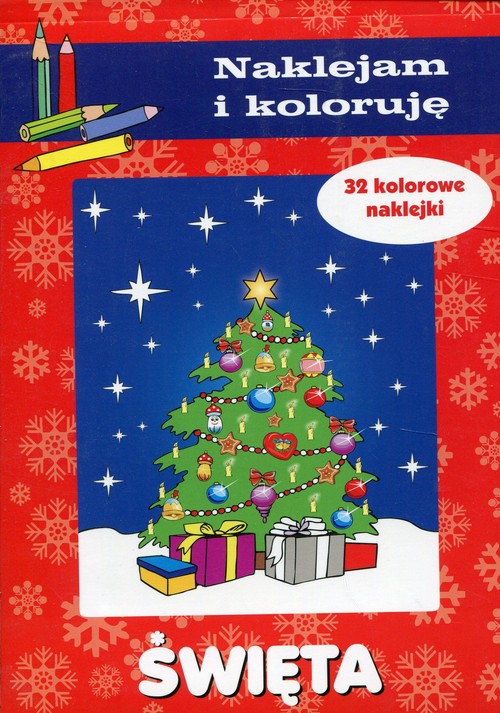 Image of Święta Naklejam i koloruję