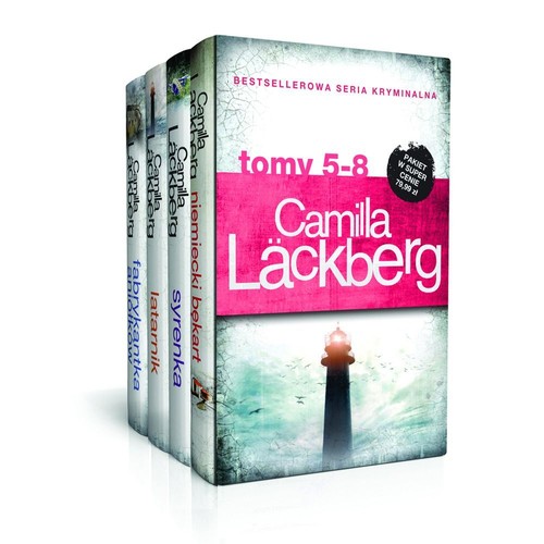 Image of Camilla Lackberg Tom 5-8 Niemiecki bękart / Syrenka / Latarnik / Fabrykantka aniołków Pakiet
