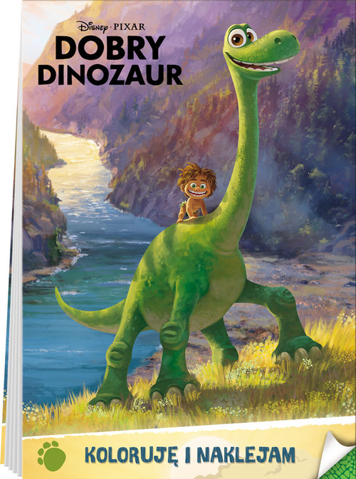 Image of Dobry Dinozaur Koloruję i naklejam BI-3