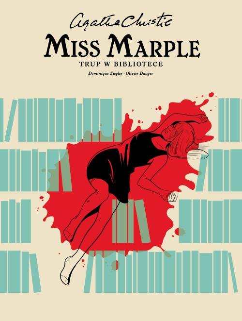 Image of Miss Marple Trup w bibliotece